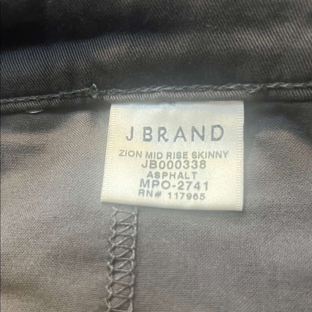 J BRAND - Black Velvet Women Jeans - Picture 7 of 7